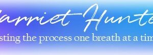 A blue banner with the words sweet home written in white.