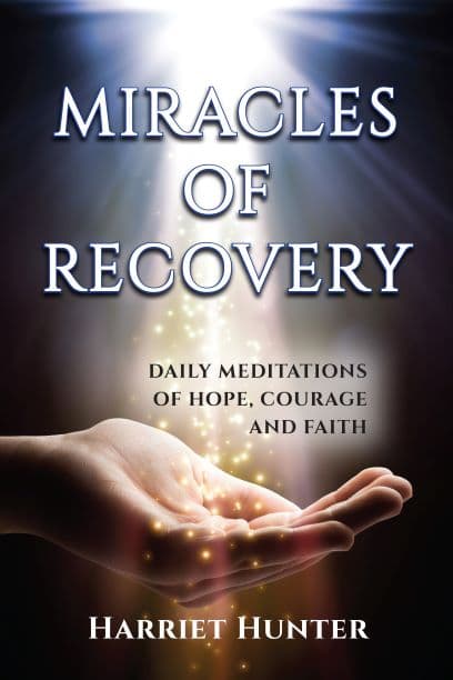 A book cover with the title of miracles of recovery.