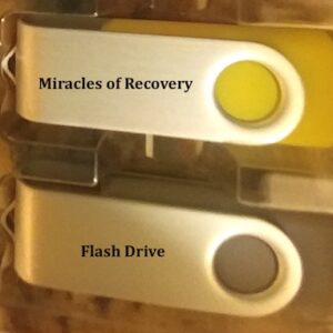 Two different types of flash drives are shown.