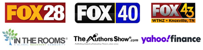 A fox 4 news logo and the authors show logo.